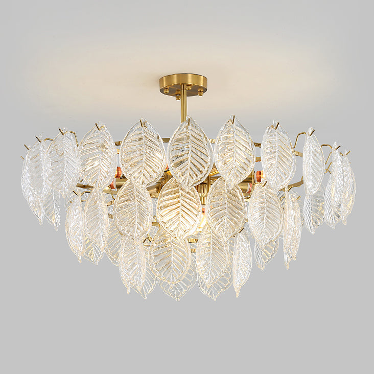 Leaf Glass Chandelier