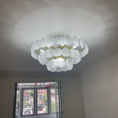 Shell Glass chandelier