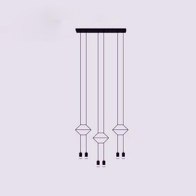 Lines 2D Hanging lamps