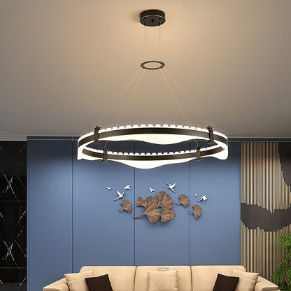 Ring Metallic Chandelier