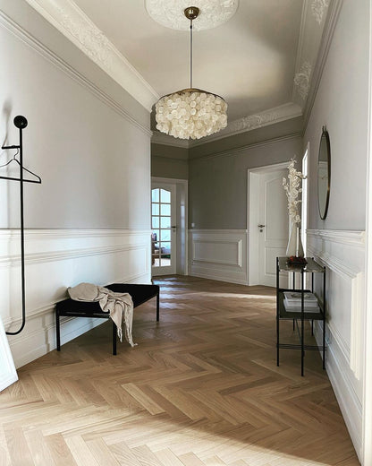 Round Shell Chandelier