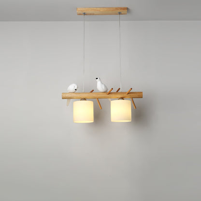 Birdy Wooden Pendant Lamp