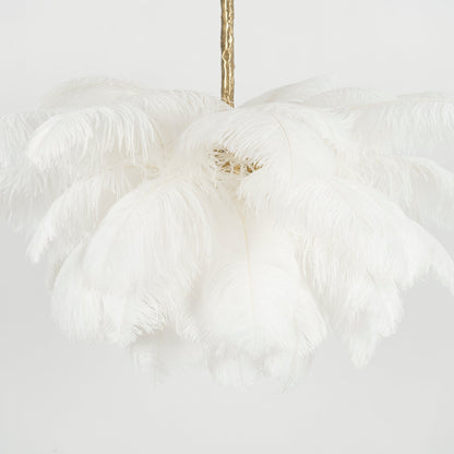 Ostrich Feather Chandeliers