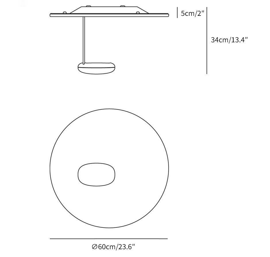 مصباح سقف على شكل قطرة 