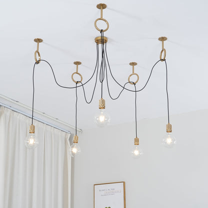 Industrial Spider Chandelier