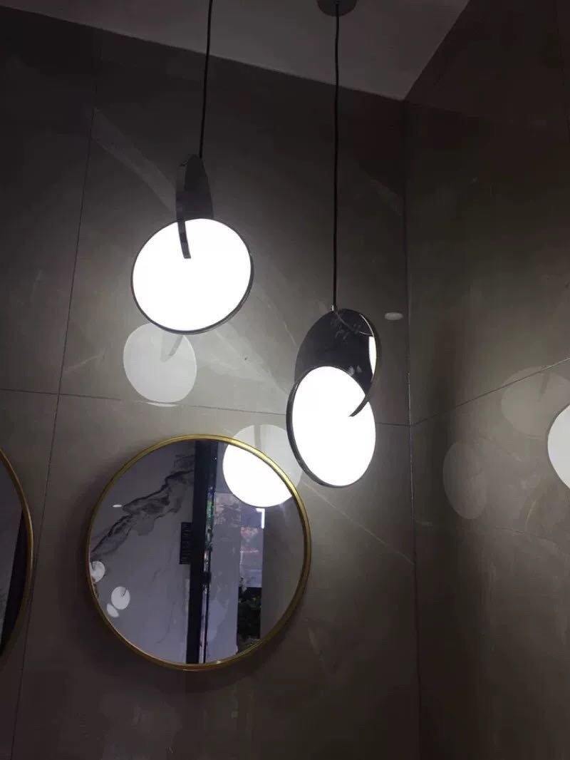 Double Circle Pendant Light
