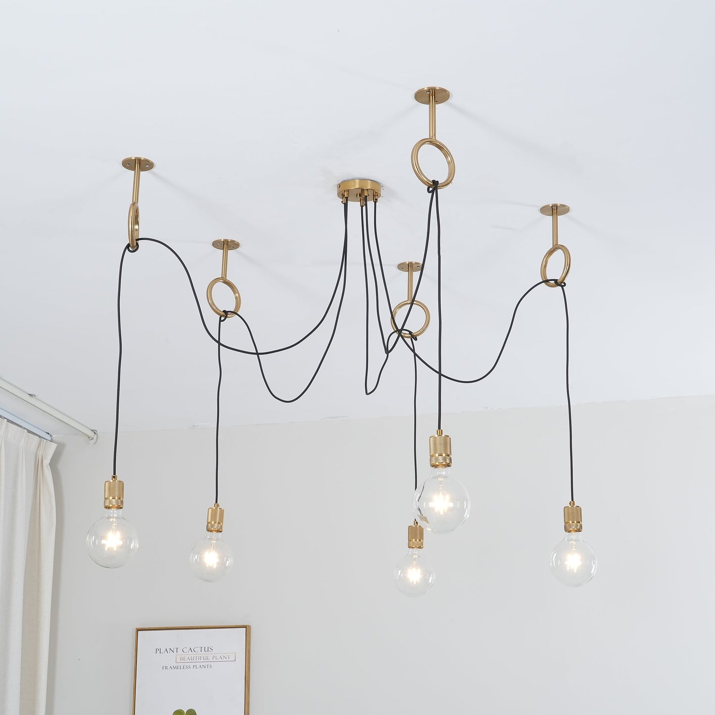 Industrial Spider Chandelier