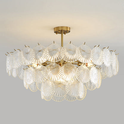 Shell Glass chandelier