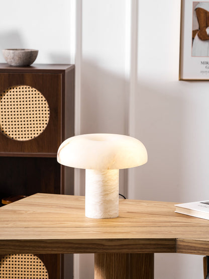 Mushroom Alabaster Table Lamp