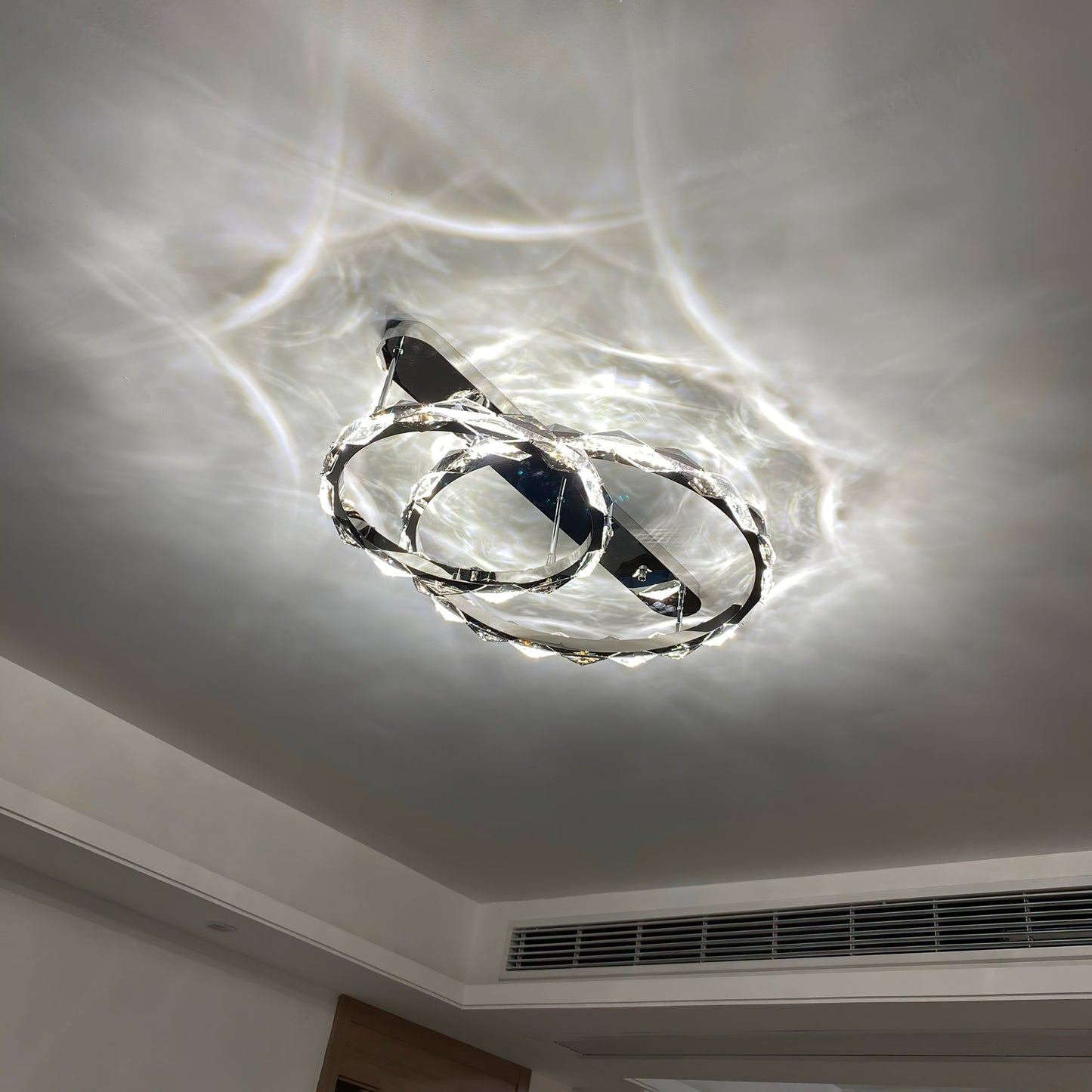 Rhombus Crystal Ceiling Lamp