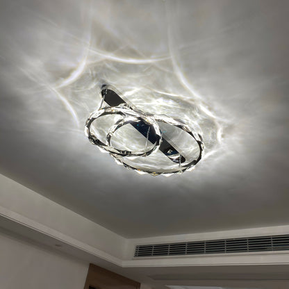 Rhombus Crystal Ceiling Lamp