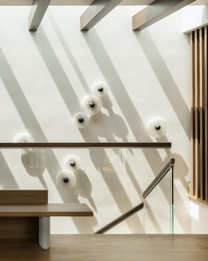 Alabaster Planes Wall Lamp