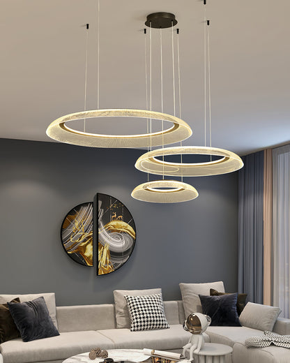 Graduated Circle Chandelier
