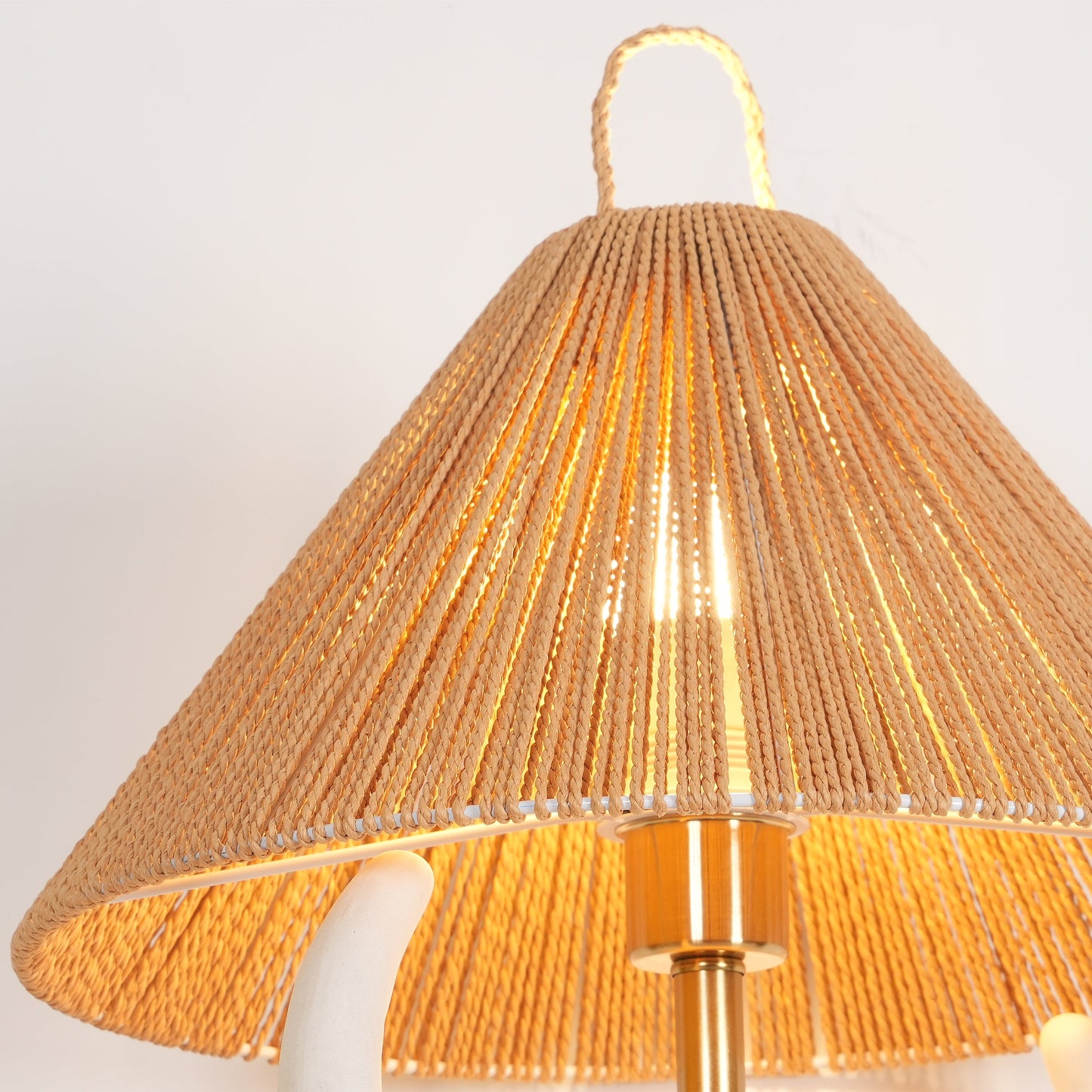 مصباح طاولة غرفة النوم المصنوع من خيوط السيراميك 