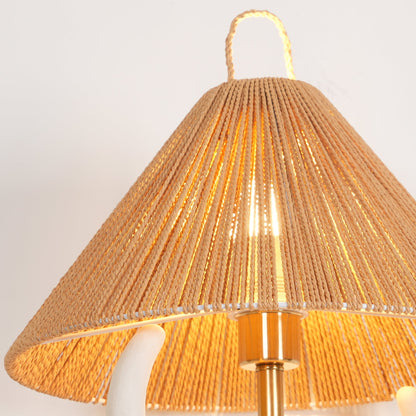 مصباح طاولة غرفة النوم المصنوع من خيوط السيراميك 