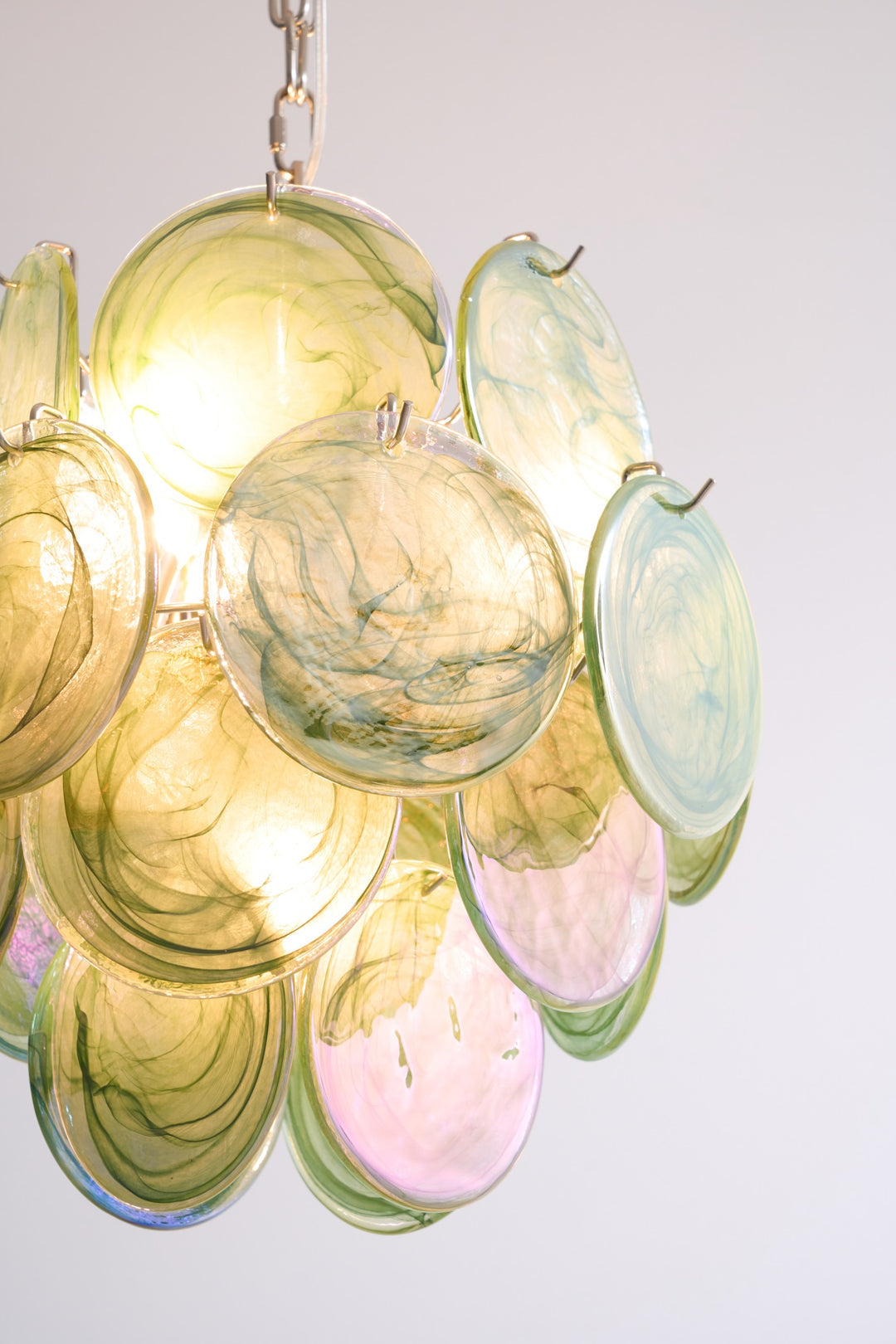 Loire Valley Glass Chandelier