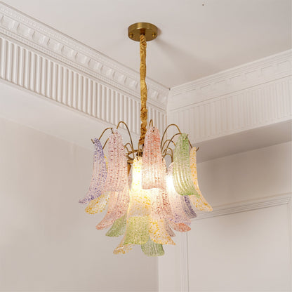 Venini Glass Chandelier