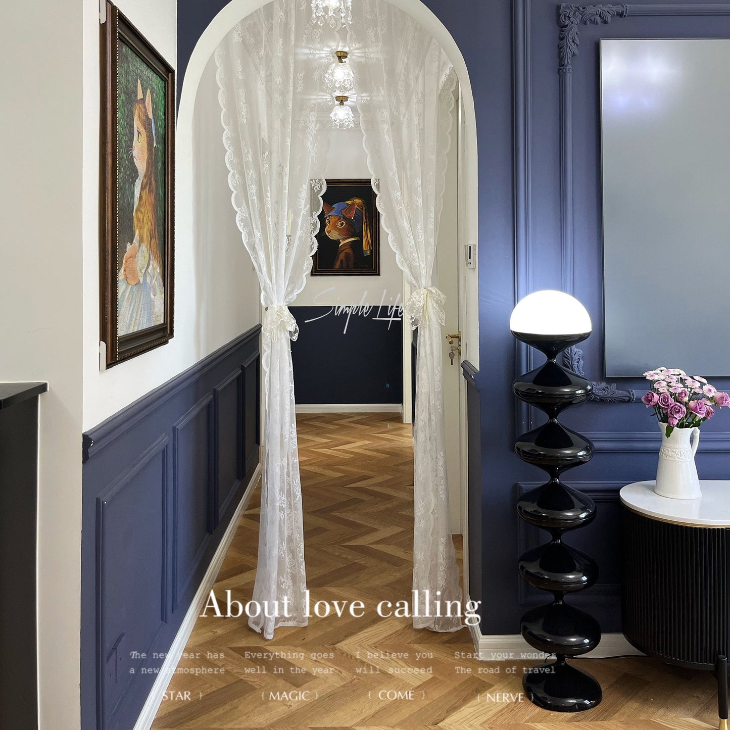 مصباح أرضي على شكل قرع 