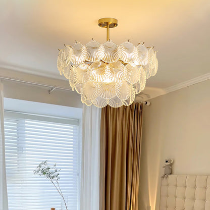 Shell Glass chandelier