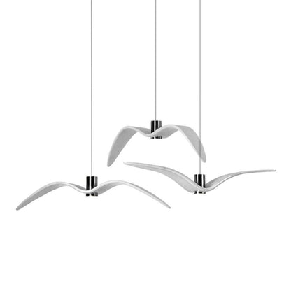 Night Birds Resin Pendant Lamp