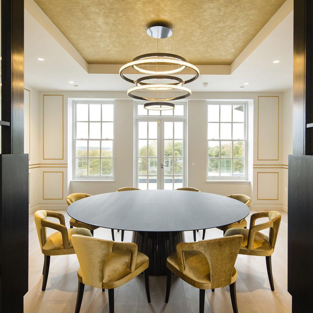 Ring Art Stairwell Chandelier