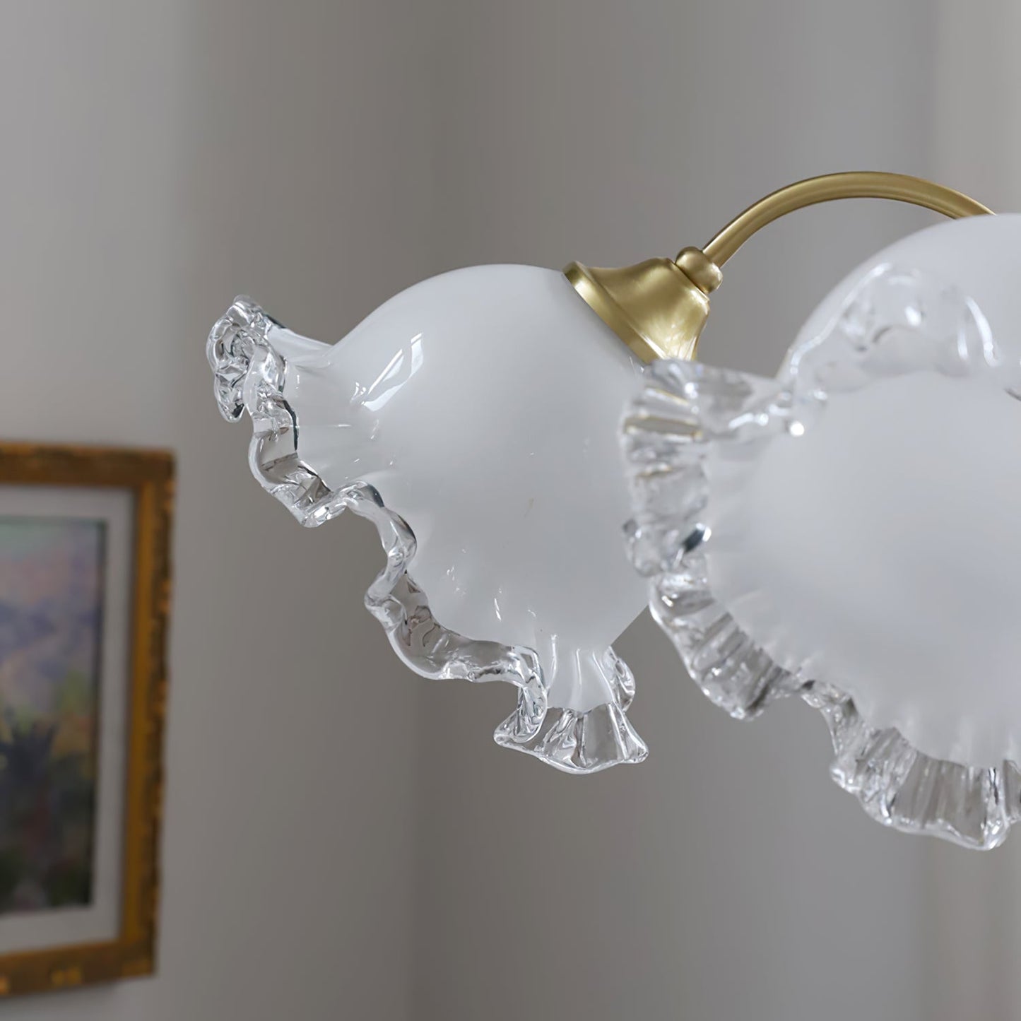 Floral Glass Chandelier