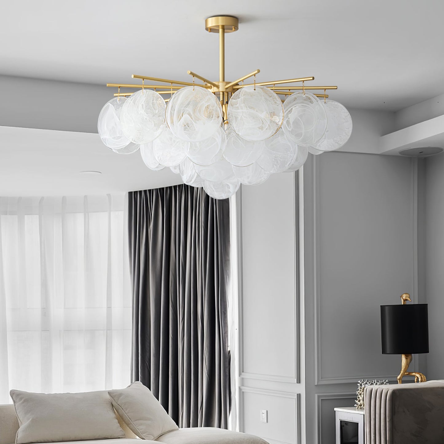 Nimbus Cloud Glass Chandelier