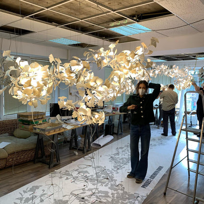 Gingko Chandelier B