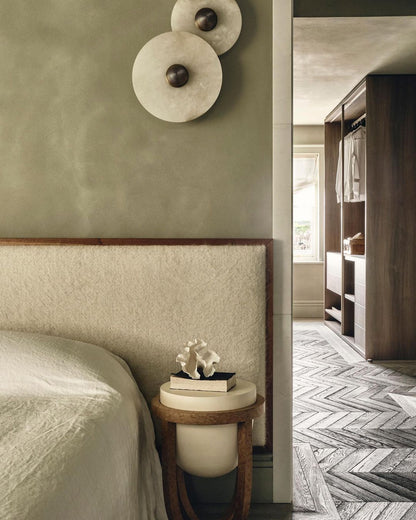 Alabaster Planes Wall Lamp