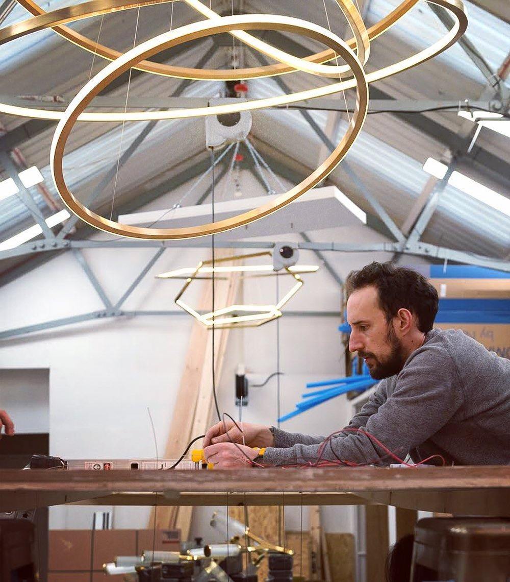 Lohja Gold Chandelier