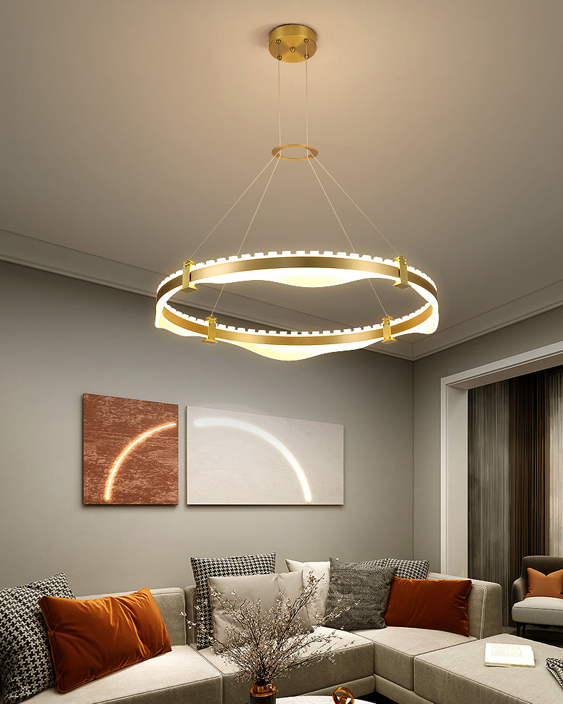 Ring Metallic Chandelier