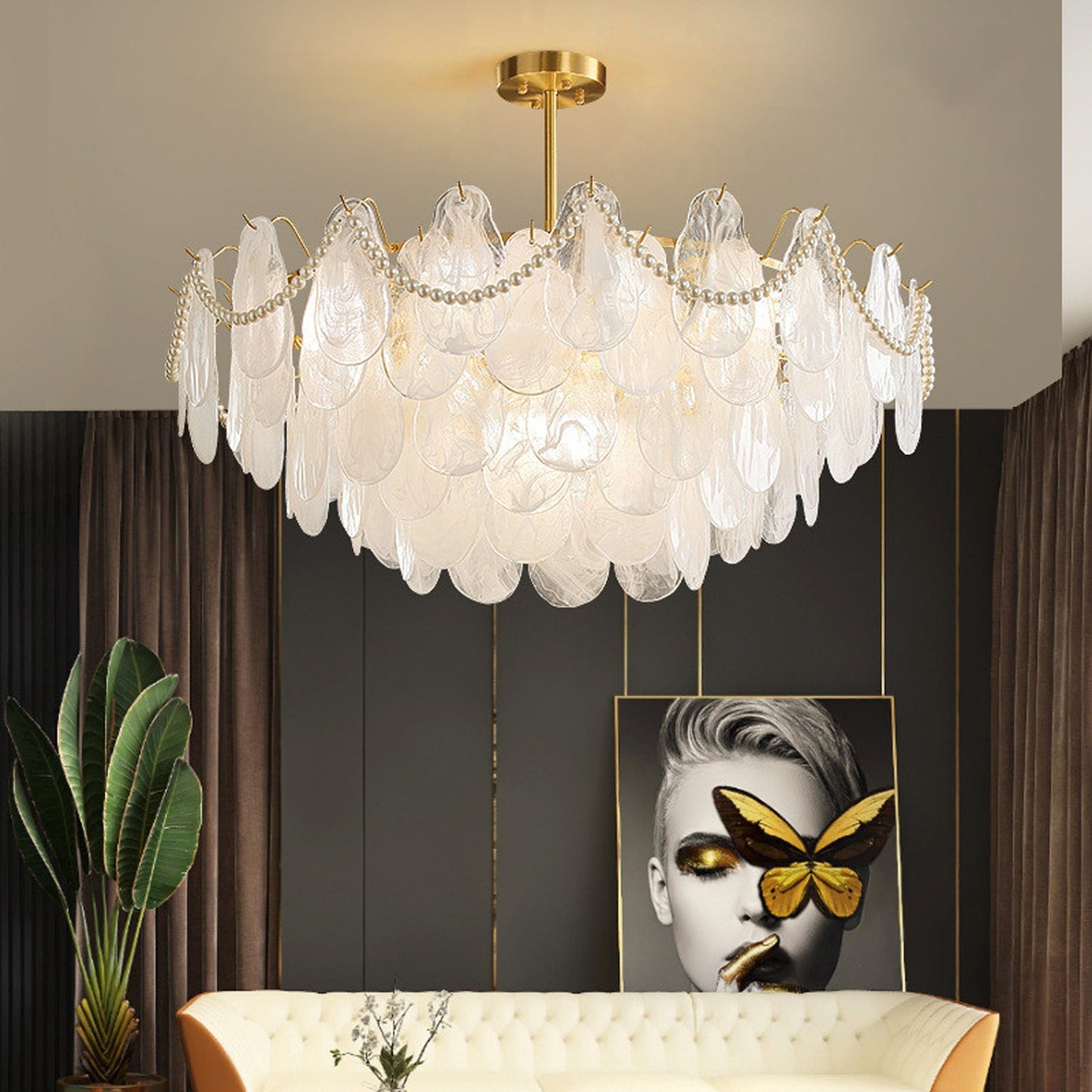 Oukaning Pearl Chandelier