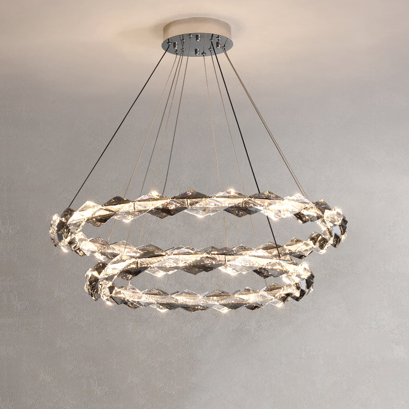 Rhombus Crystal Chandelier
