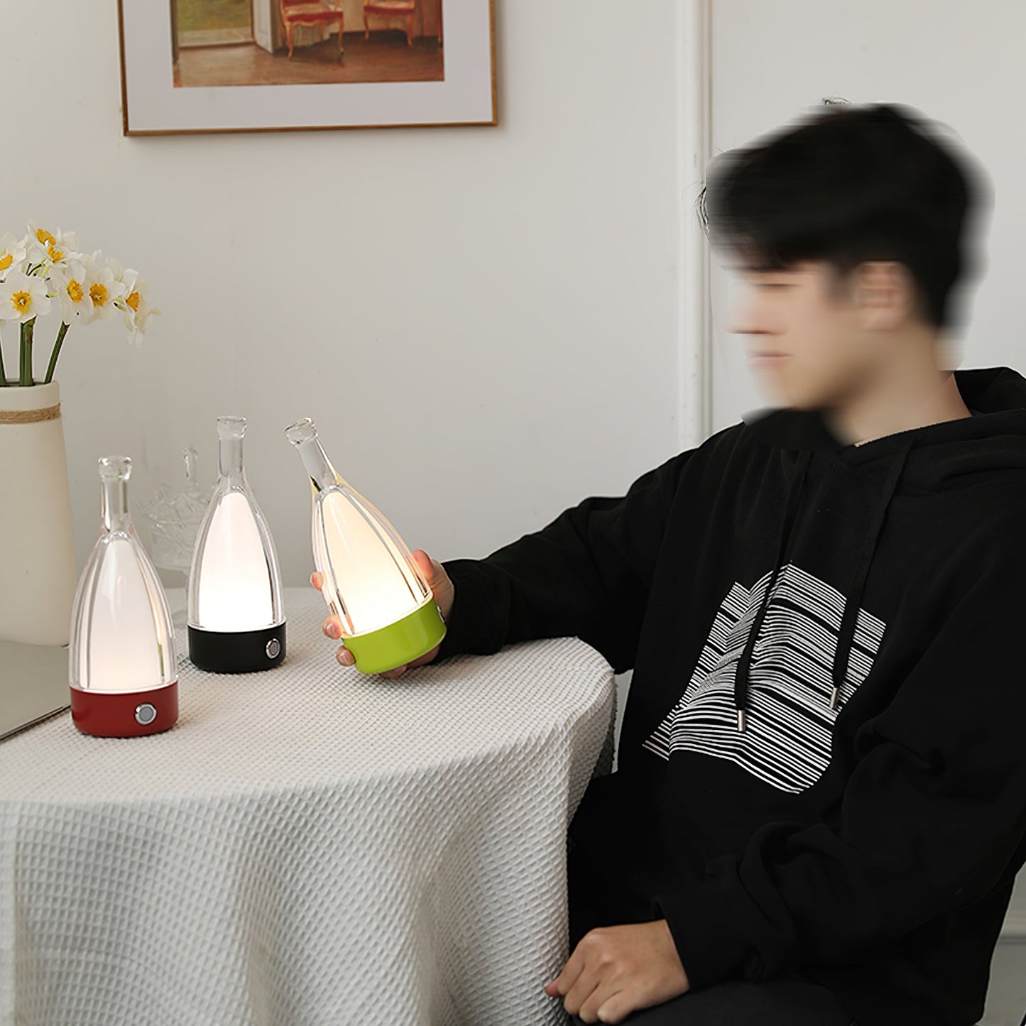 Wine Bottle Table Lamp