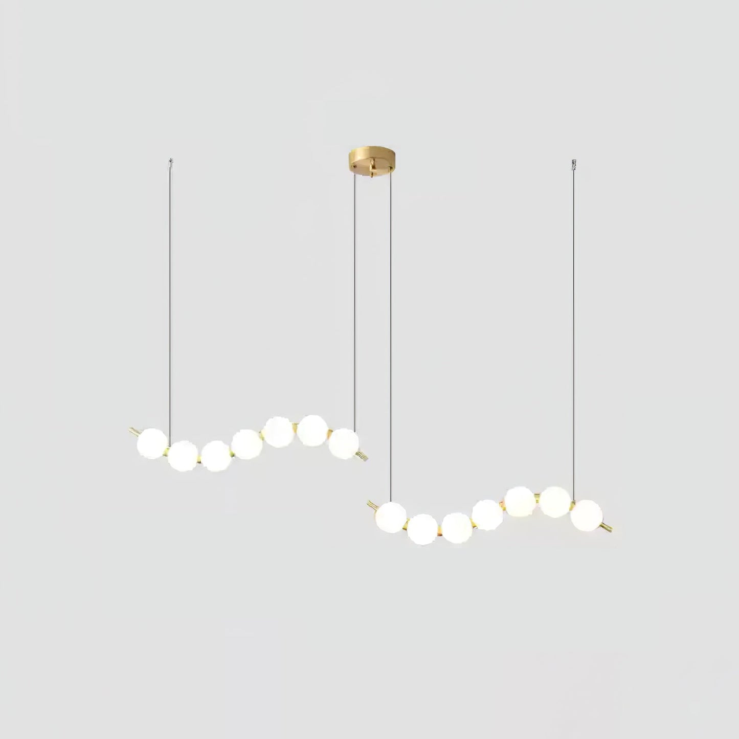 Acrylic Pearl Necklace Chandelier