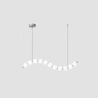 Acrylic Pearl Necklace Chandelier