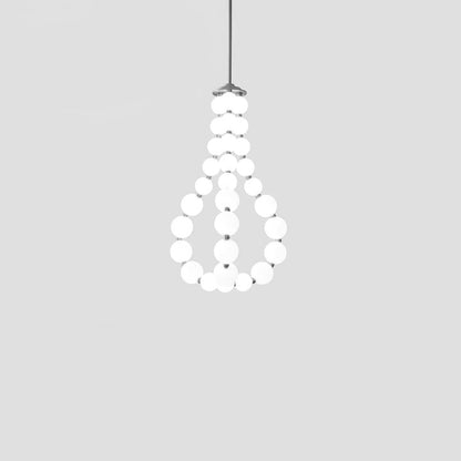 Acrylic Pearl Necklace Chandelier