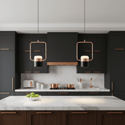 Adjustable Glass Pendant Light