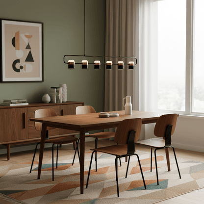 Adjustable Glass Pendant Light
