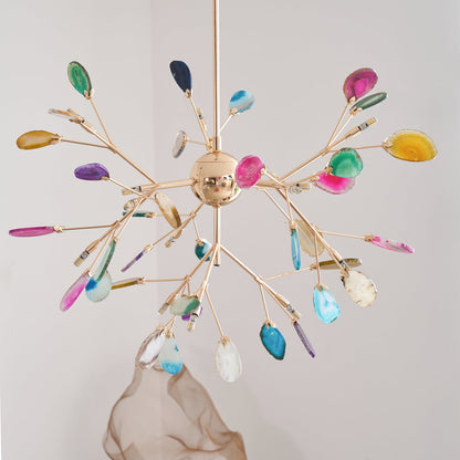 Agate Flake Chandelier