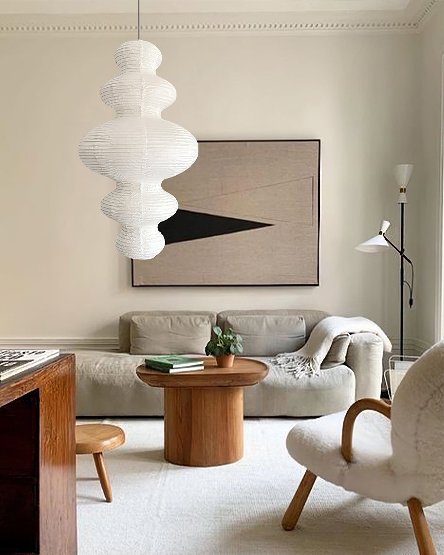 Akari Juni Pendant Swag Lamp