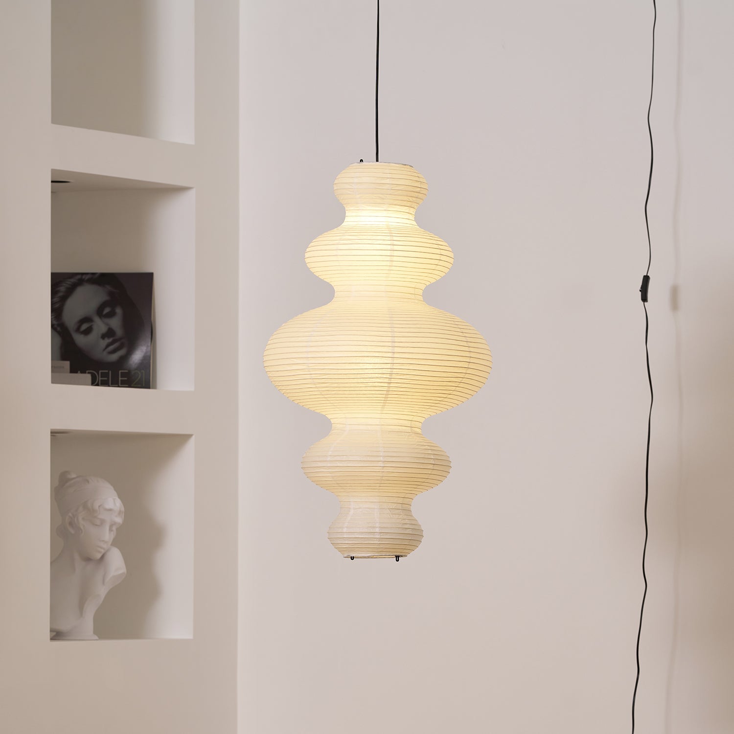 Akari Juni Pendant Swag Lamp