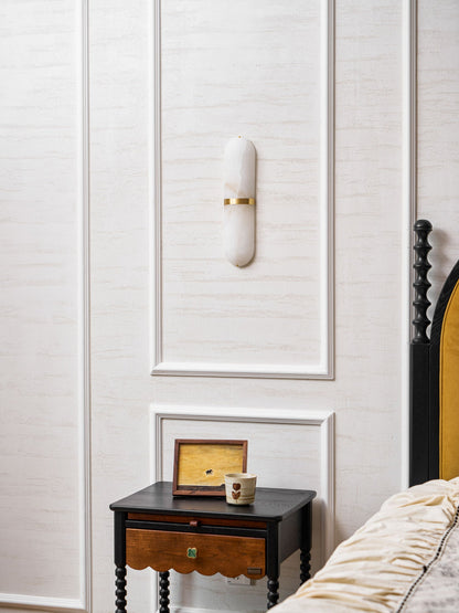 Alabaster Pill Wall Light