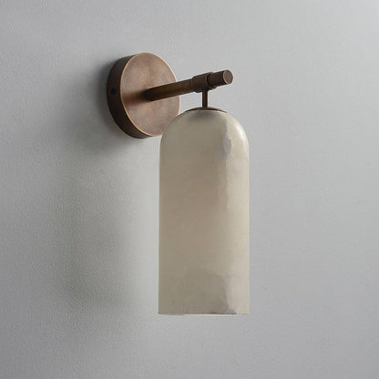 Pillar Alabaster Wall Sconce
