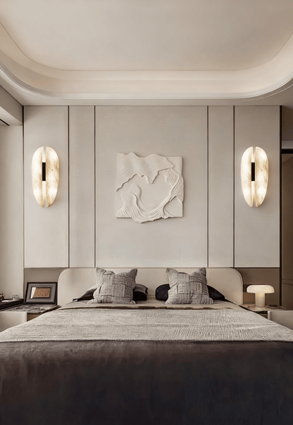 Alabaster Veil Wall Sconce