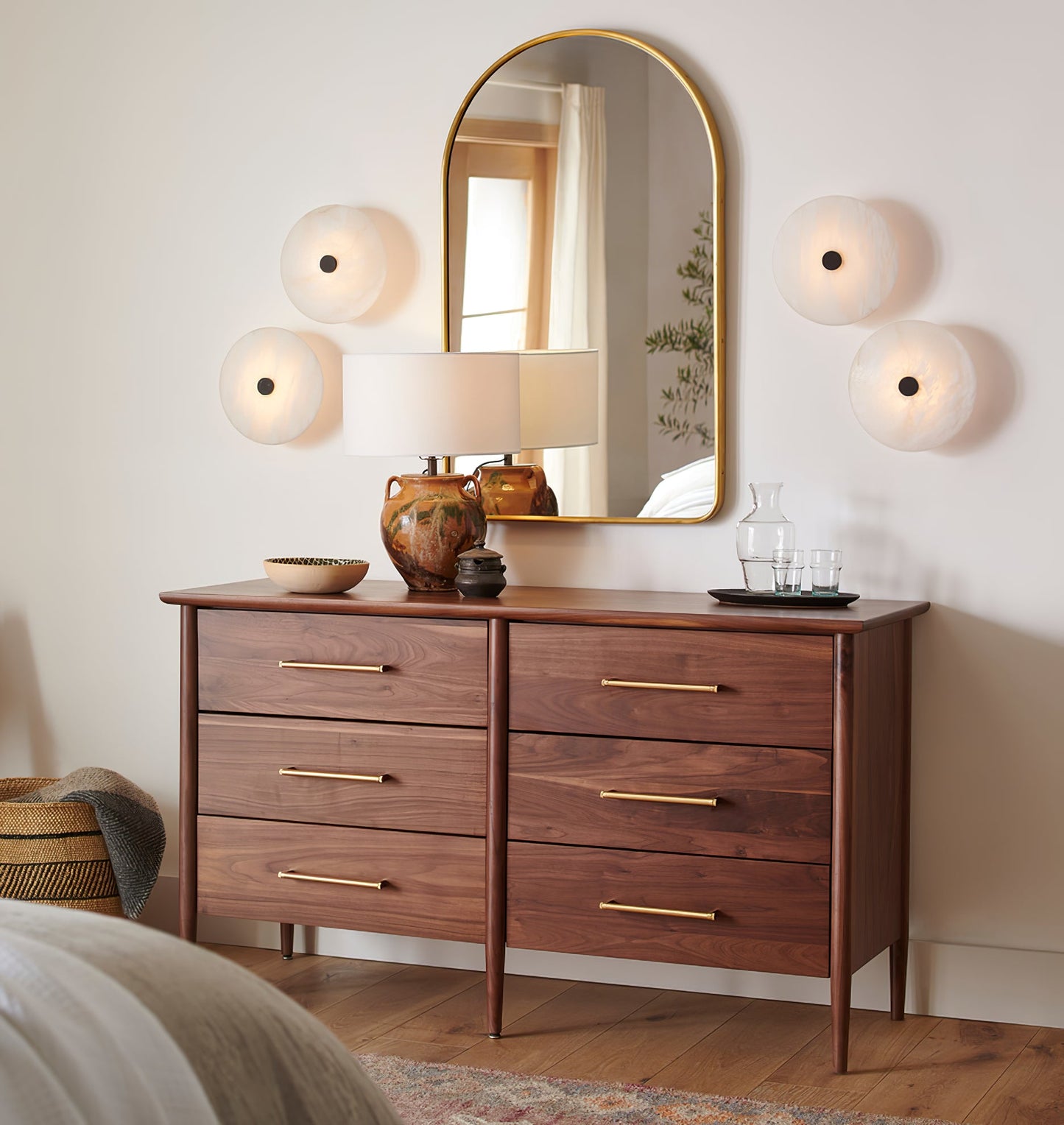 Ankeny Alabaster Wall Lamp