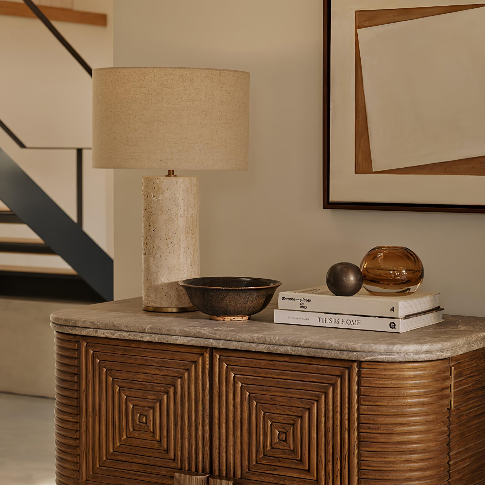 Aria Stone Table Lamp