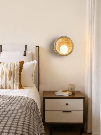 Arlo Travertine Wall Light