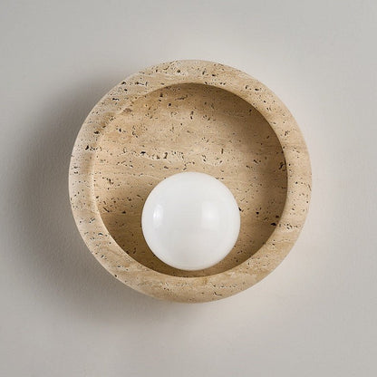 Arlo Travertine Wall Light