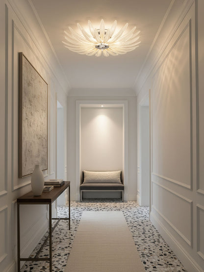 Aurelia Glass Petal Ceiling Light